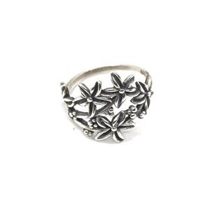 Tropical Hawaiian Plumeria Ring